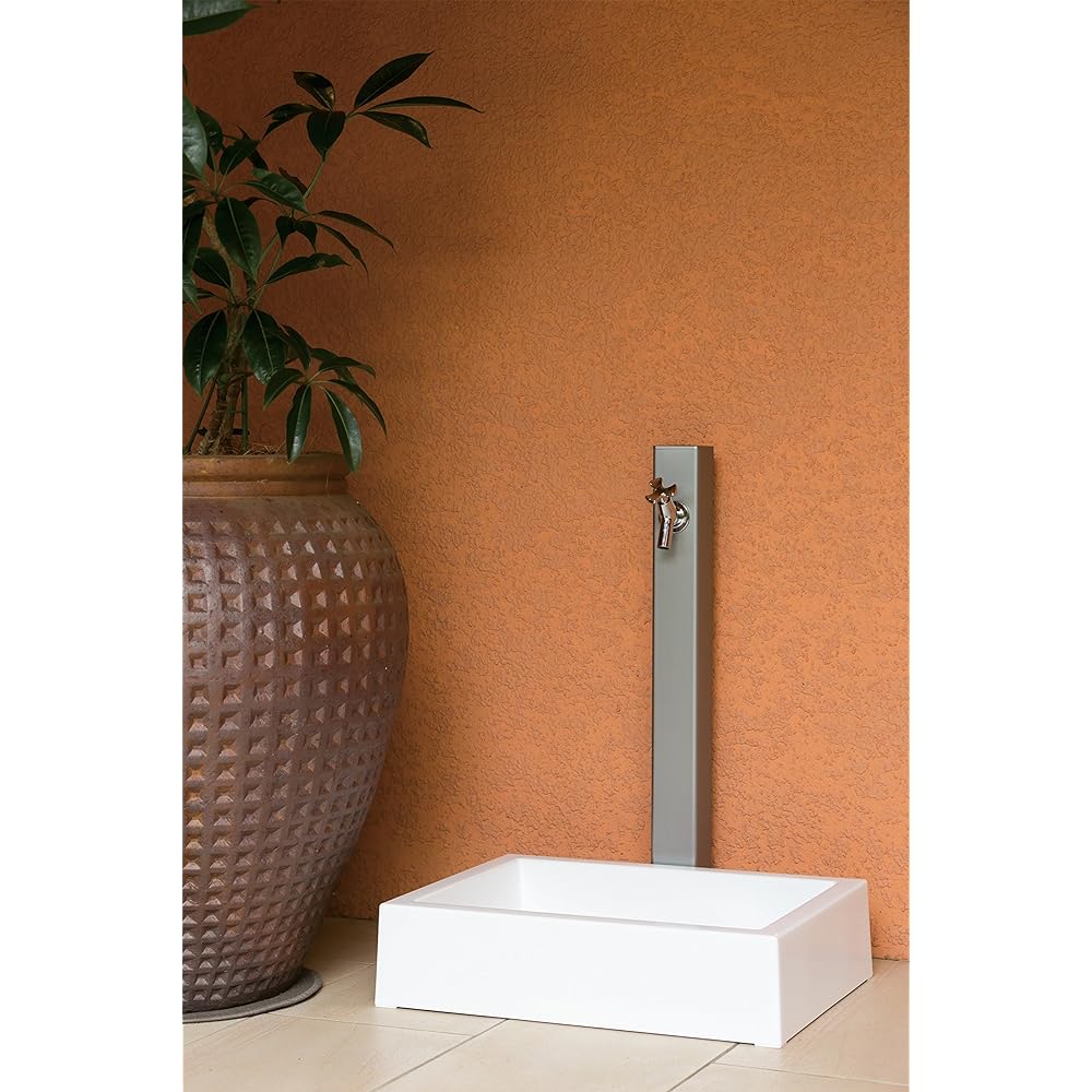 Maezawa Kasei Kogyo Faucet Pan Square Pan SP-USQ550 White