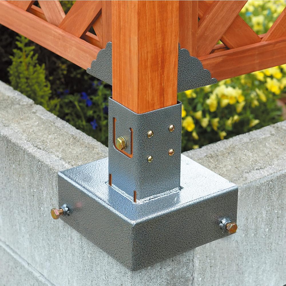 Takasho lattice pillar fixing bracket for 15cm corner block