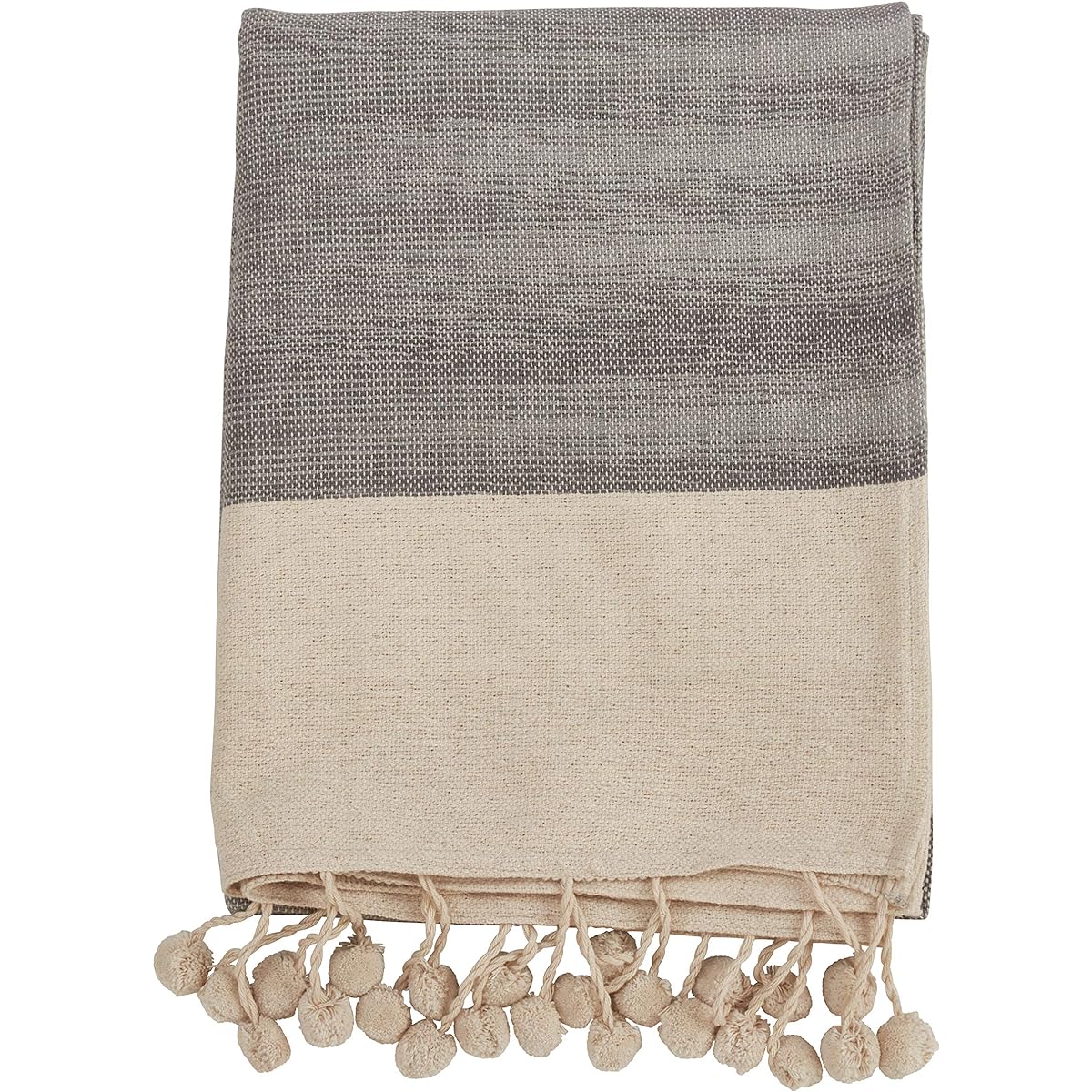 SARO LIFESTYLE Pompom Throw