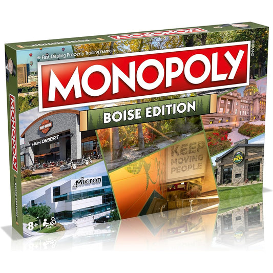 MONOPOLY Board Game - Boise Edition: 2-6 Players Family Board Game for Kids and Adults Board Game for Ages 8+ Kids and Adults Great for Game Night