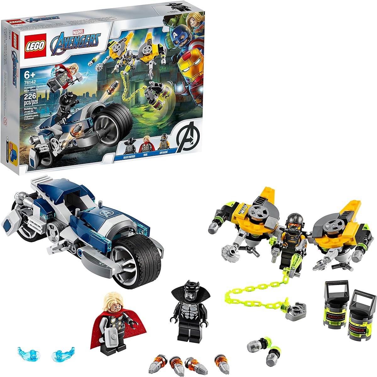 LEGO Super Heroes Avengers Speeder Bike Attack 76142