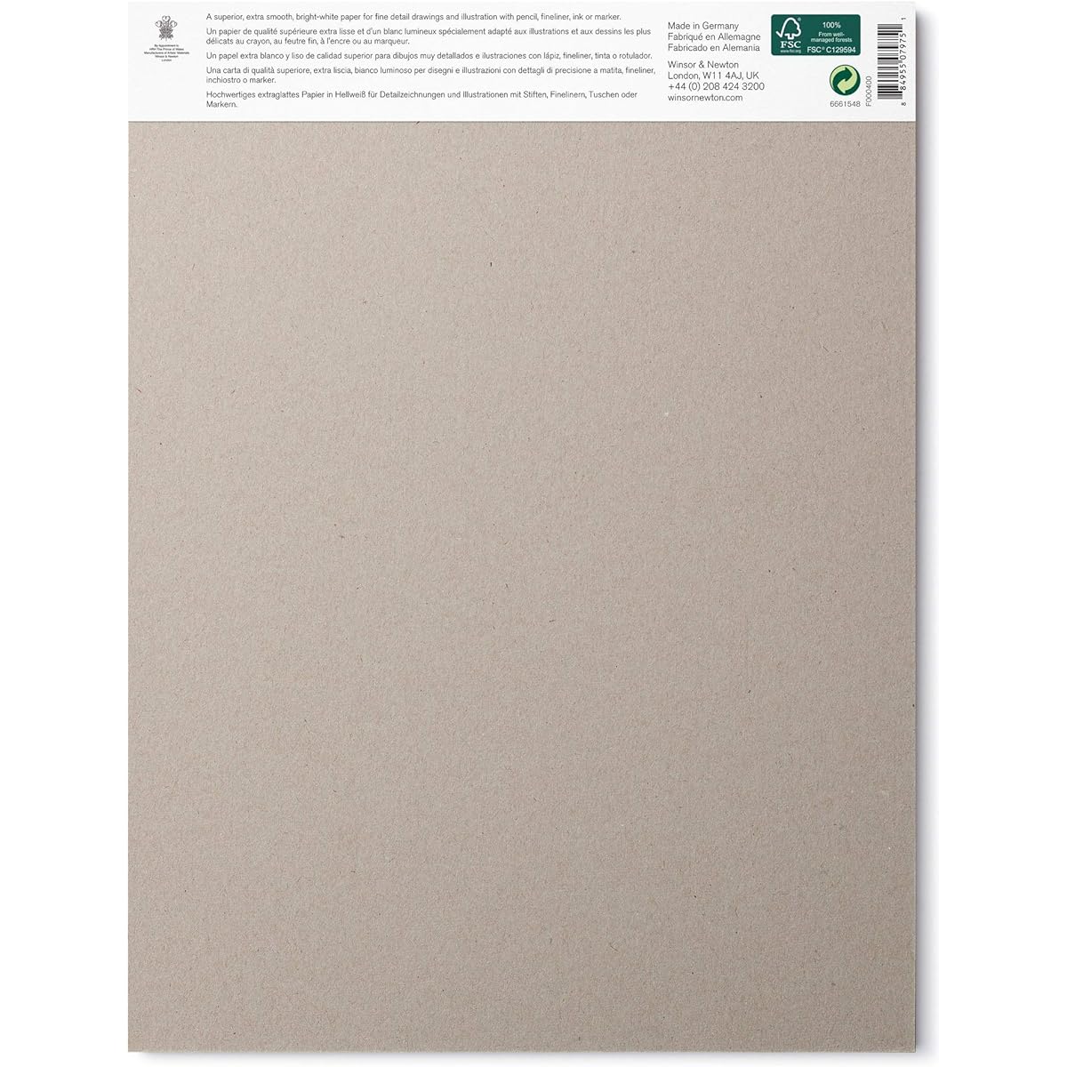 Winsor & Newton Bristol Paper Pad 9"X12"-250gsm, 20 Sheets -6661548