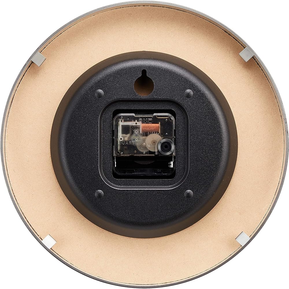 Lemnos Wall Clock Analog Aluminum Monoclock White MONO Clock LC10-20A WH Lemnos φ256×d46mm