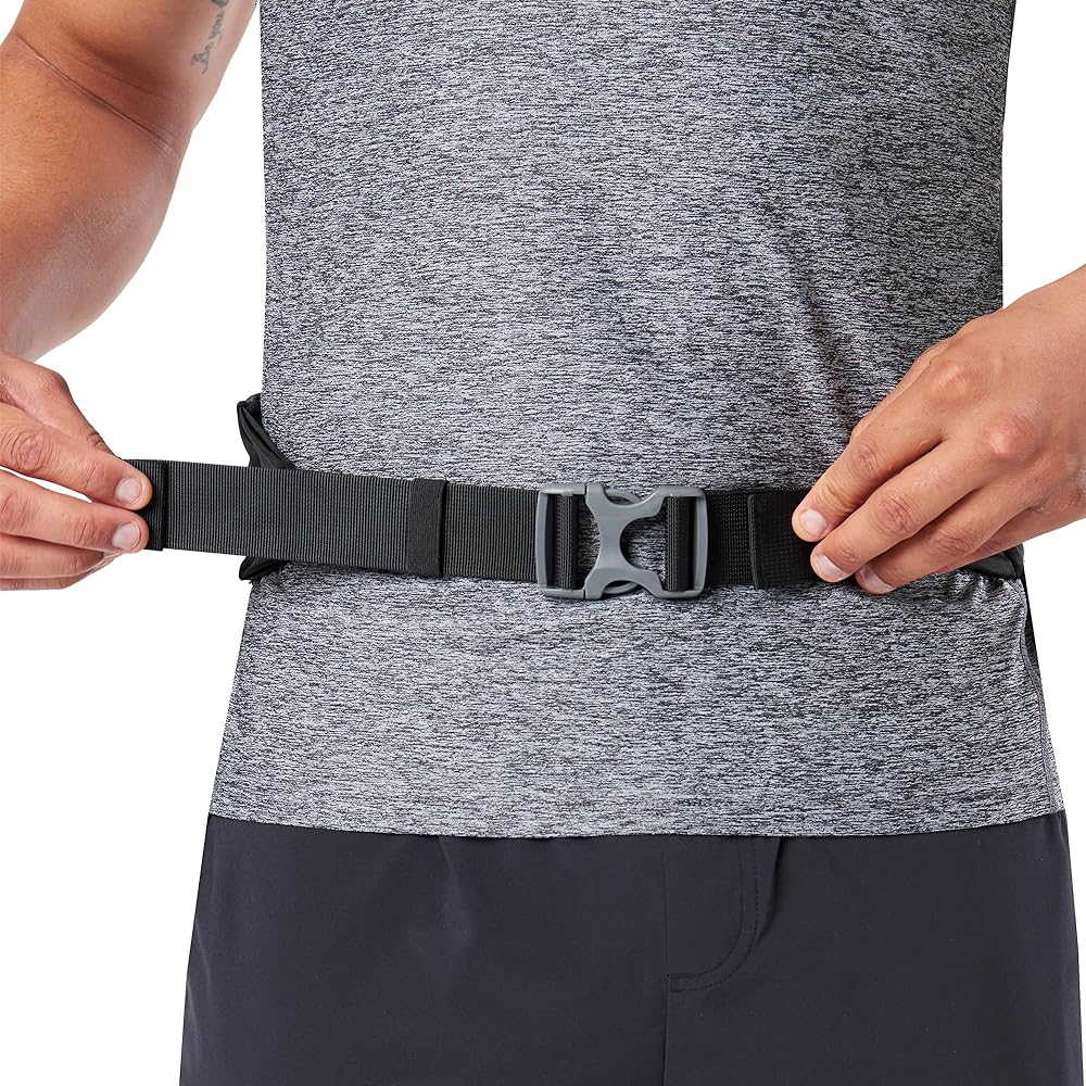 NATHAN Running Pouch NS30530 Adjustable Fit Zipster Zip Pocket Will Stay in Place Running Walking Jogging Stroll Trail Running