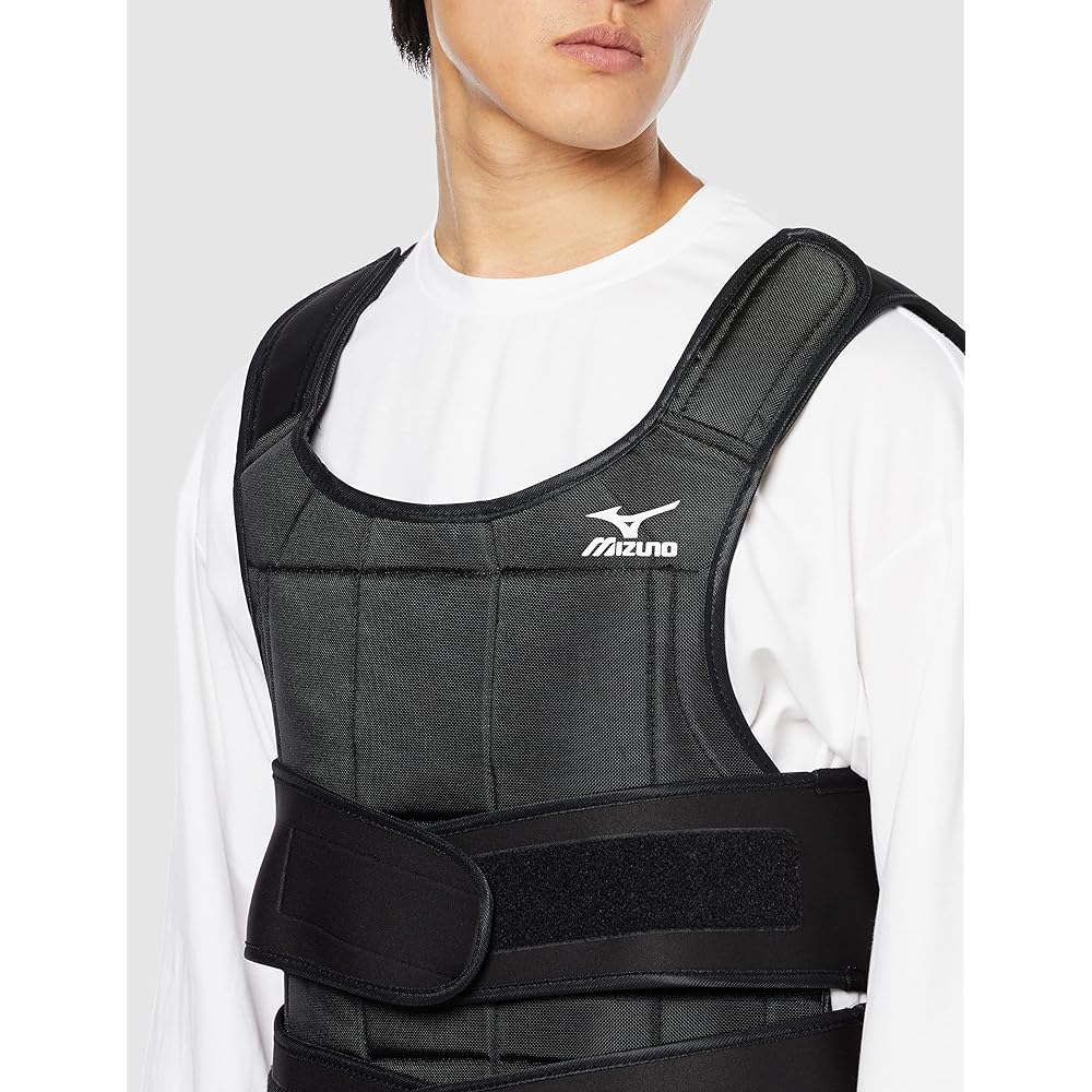 MIZUNO Fitness Training Wear, Weight Jacket, Weight Included, Adjustable Weight, Maximum Load Weight: Approximately 10kg, Muscle Training, Weighted Training, Strengthening Legs and Waist/Trunk/Lower Body