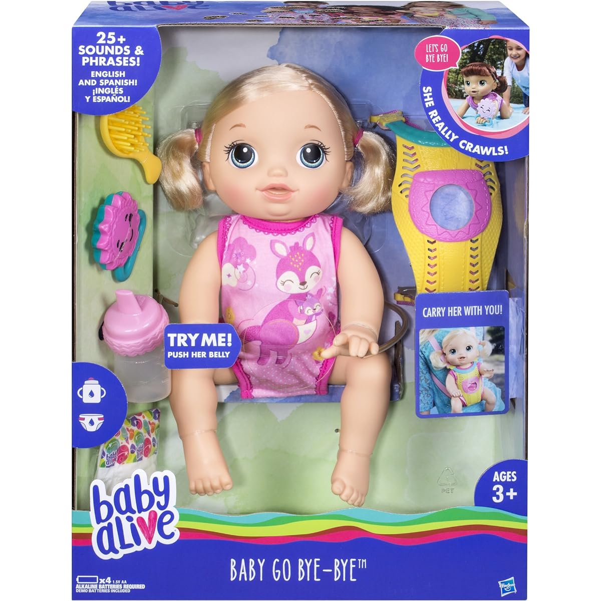 Baby Alive Baby Go Bye Bye (Blonde) Baby Go Bye Bye Blonde [Parallel Import]