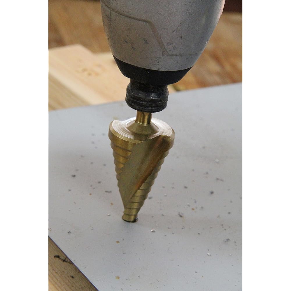 SK11 Hexagonal Shaft Spiral Step Drill for Ironwork 4~30mm SSD-3