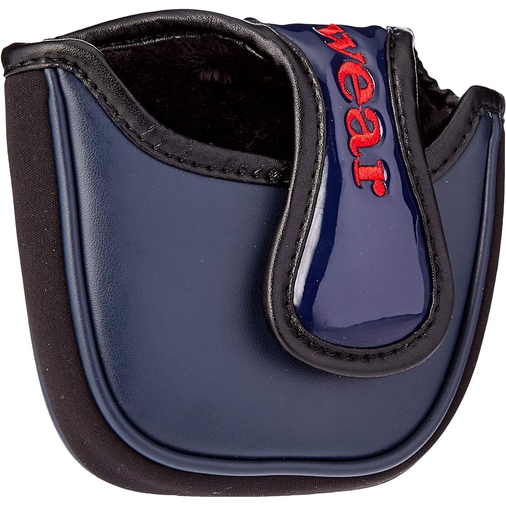 [Munsingwear] Golf Putter Cover, Magnetic Type, Standard, Comes with Attachment, Compatible with Irregular Heads, MQBPJG51, Men's