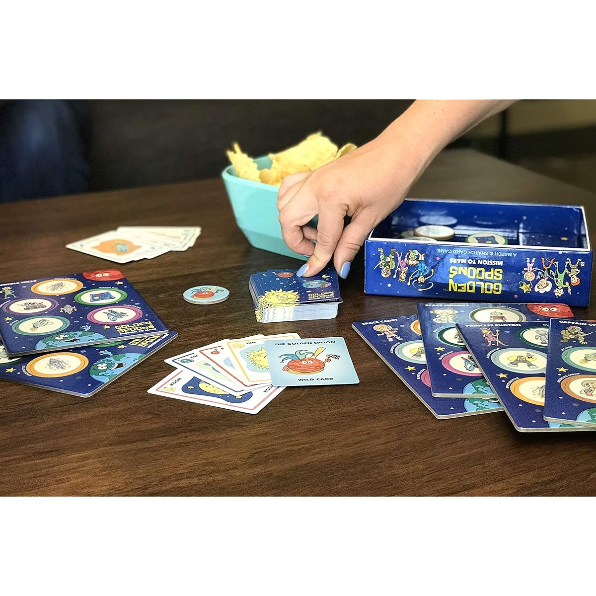 Golden Spoons: Mission to Mars - Match & Snatch Card Game