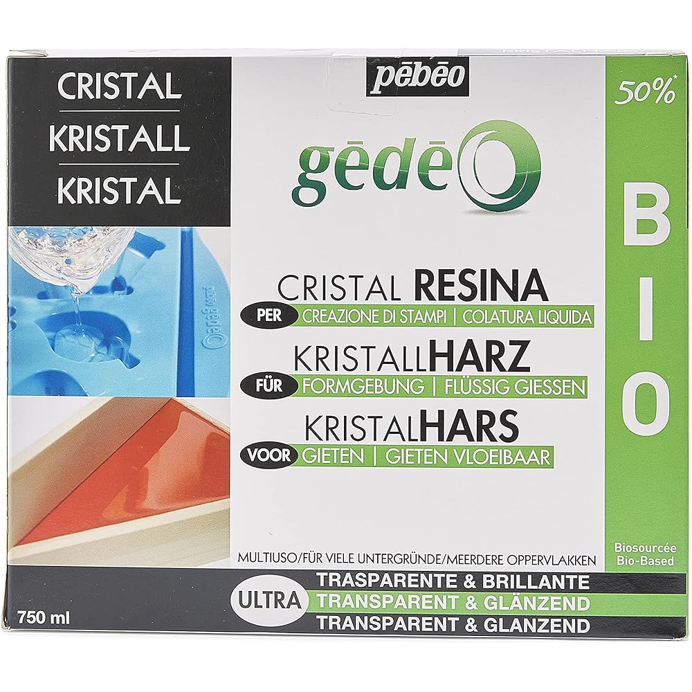 Pebeo Crystal Bioresin 750ml (base resin 500ml + hardening agent 250ml)