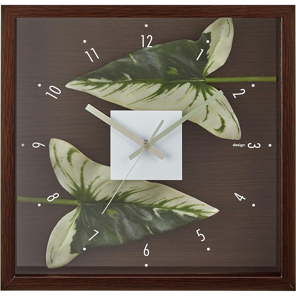 JIG leaf flower wall clock clock Hana tokei CDC-51964