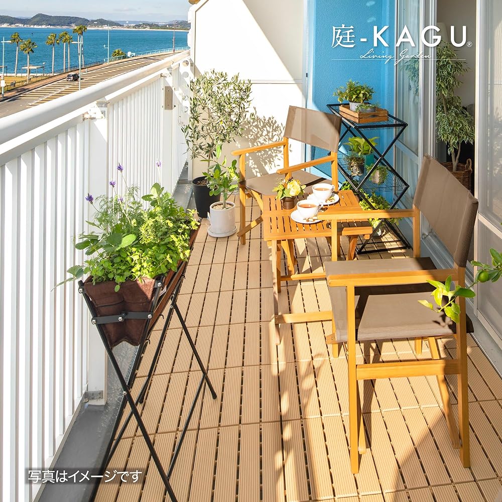 Takasho Garden Chair Carry Director Chair Natural Wood Eucalyptus MWF Foldable Durable Eucalyptus Wood MWF-32C