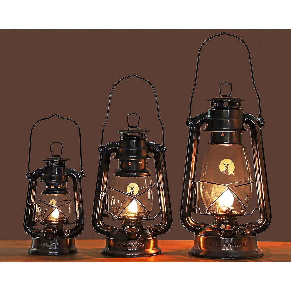 CAPTAIN STAG Camping Disaster Prevention Lantern Light Lighting CS Oil Lantern [Small/Medium/Large] [Available in 6 colors]