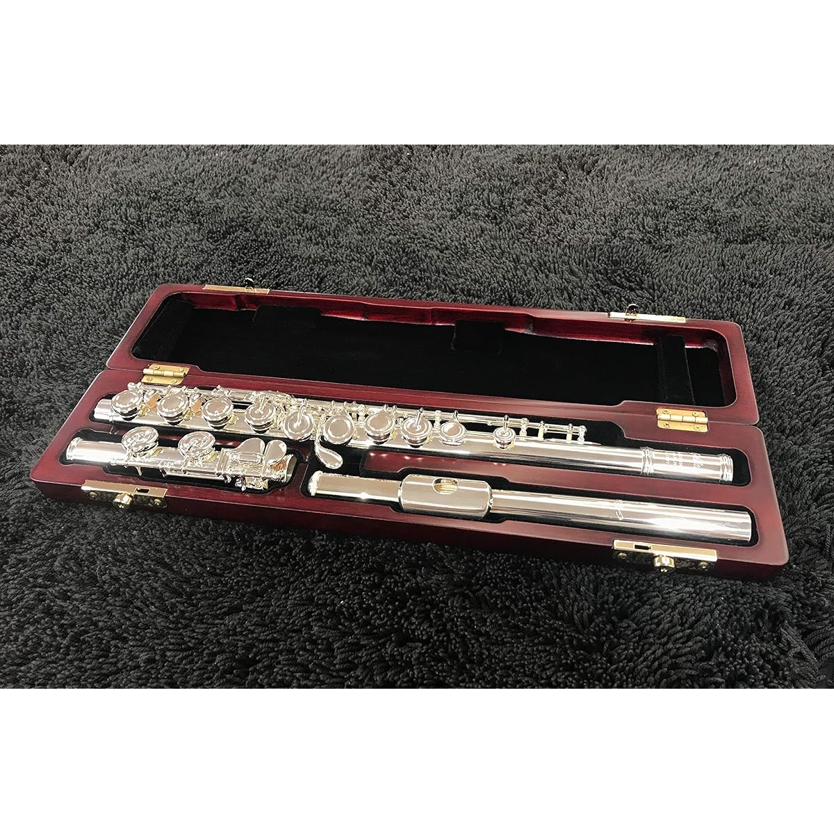 Original wooden flute case (natural C pipe)