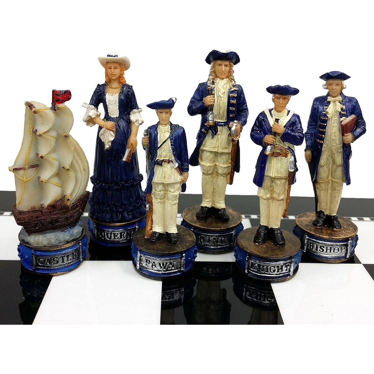 Pirates Vs Royal Navy Pirate Chess Men Set - No Board