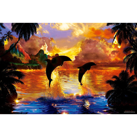 1000 Piece Luminous Jigsaw Puzzle Aim to be a Puzzle Master! Lassen Celestial Harmony (RE) (50x75cm)