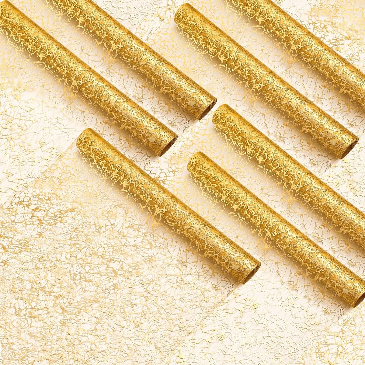 12 Pieces Gold Table Runners 12" x 7ft Table Runner Roll Sequin Glitter Table Runner Metallic Thin Mesh Gold Fabric Table Decorations for Christmas Party Wedding Shower Birthday Supplies