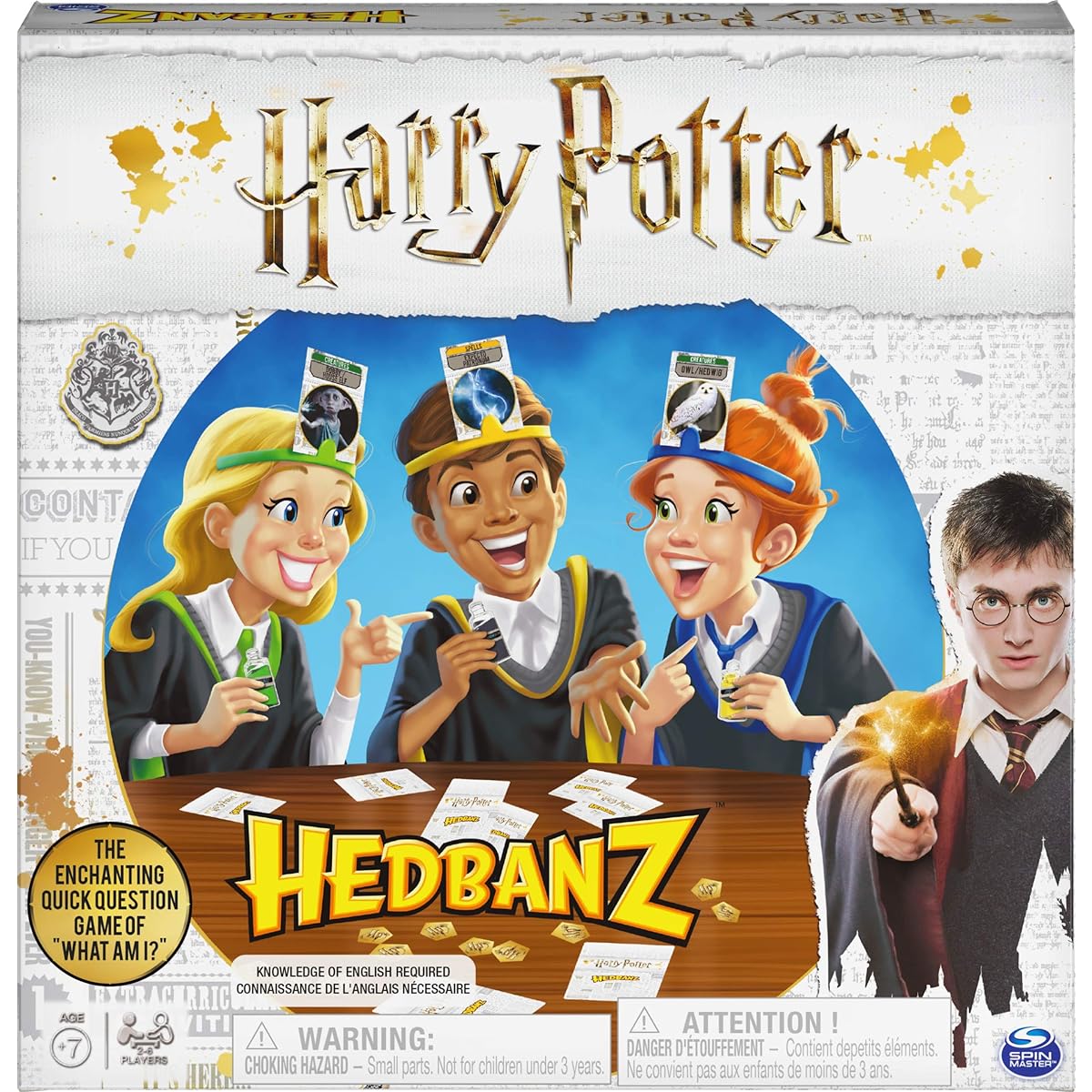 Spin Master Games 6053517 HedBanz Harry Potter Party Game for Kids, Multicolor