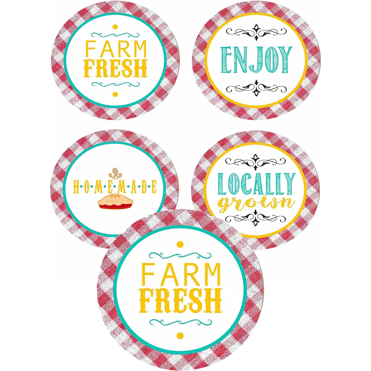 Silly Goose Gifts Farmers Market Theme Party Invitations Supplies Decorations (Favor Stickers)