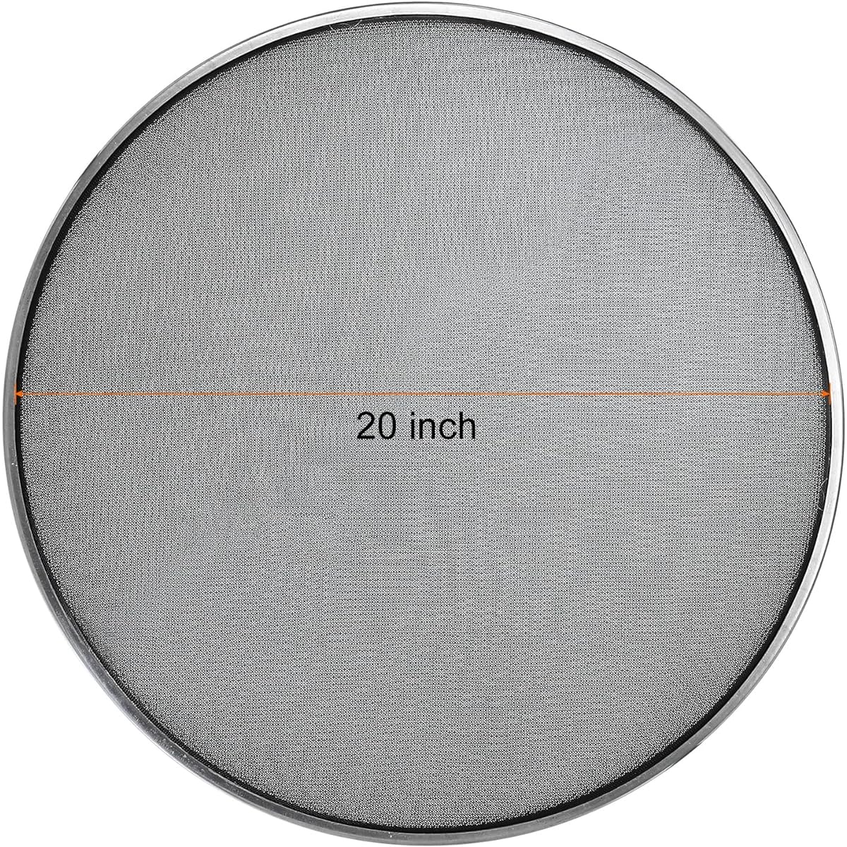 MECCANIXITY 20 Inch Mesh Drum Head Black Double Layer Mesh Shape Silent Mute Drum Skin Drum Practice Percussion Instrument Accessory
