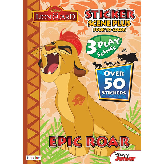 (Sticker Scene Plus Coloring and Activity Book) - Disney Bendon Colouring and Activity Pages