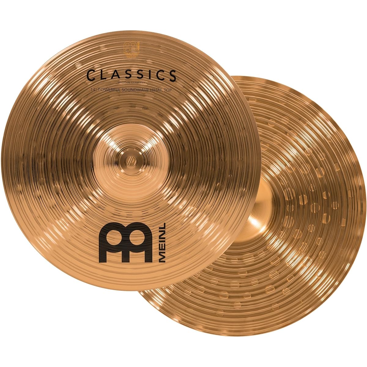 MEINL Cymbals Classic Series Hi-Hat Cymbal 14" Soundwave Hihat C14PSW [Official Japanese Product]