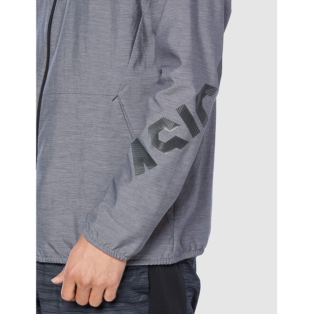 [ASICS] Training Wear CROPPED Heather Woven Jacket 2031C215 Men's