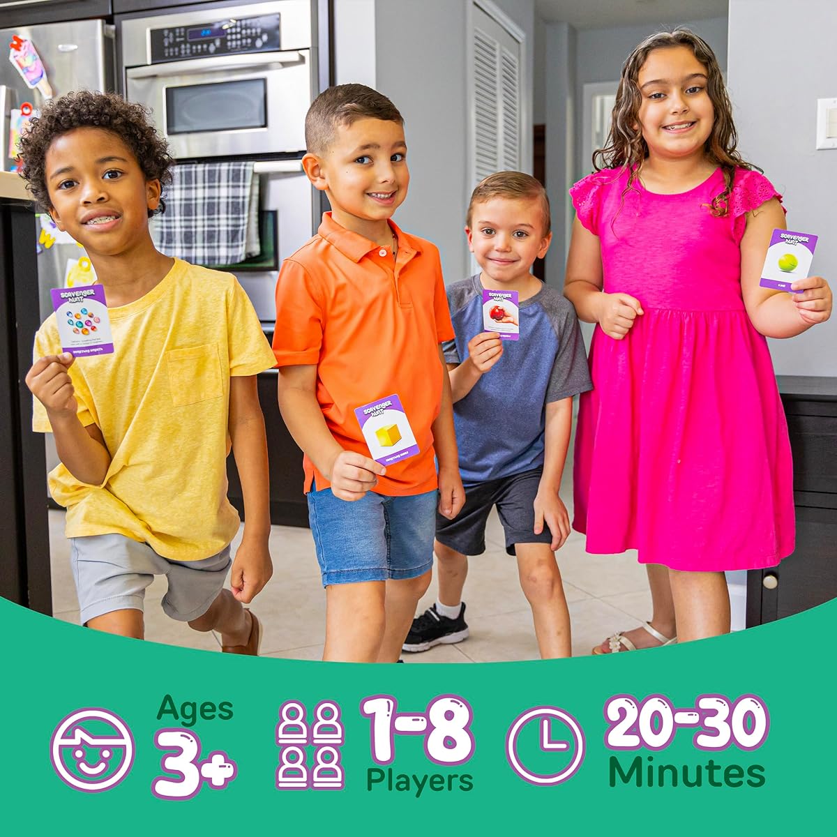 Gotrovo Scavenger Hunt for Kids Ages 4-8 - 2nd Edition | Indoor & Outdoor Games | Fun Kids Games for Boys & Girls Ages 4, 5, 6, 7, 8