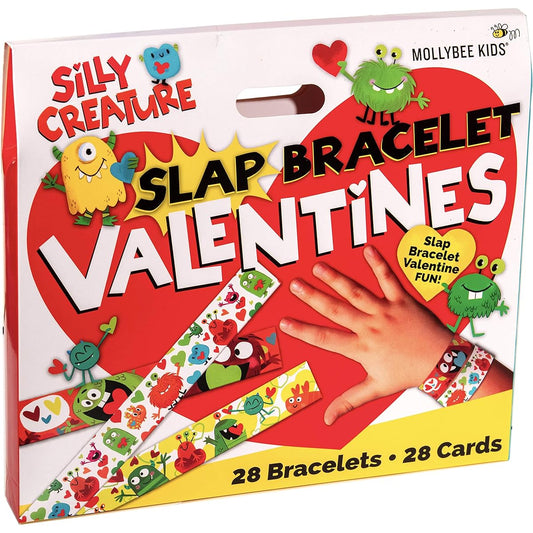 Silly Creature Valentine Slap Bracelet & Card