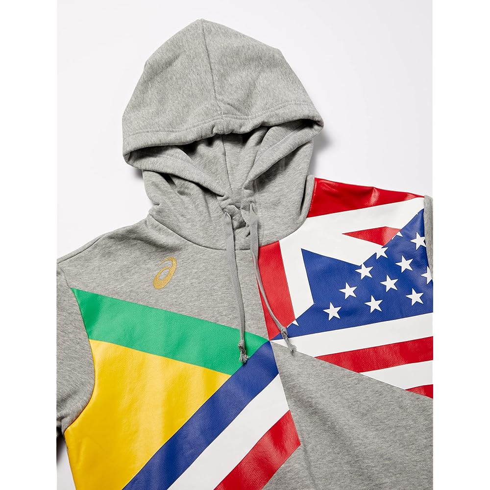 [ASICS] Training Wear Flag Graphic Sweat Parka 2031B810 Men's