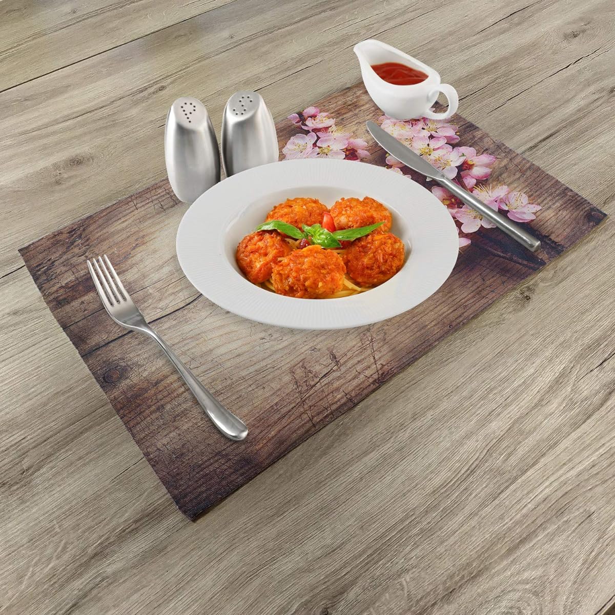 Ambesonne Placemats Set of 4 12.5" L by 18.5" W ser_17417