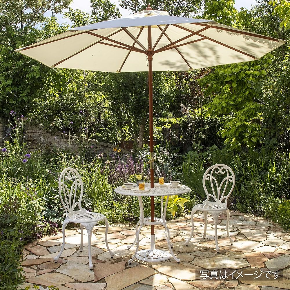 Takasho Stand Parasol Base White Rose L [PAB-21LRW] Garden Furniture Stand