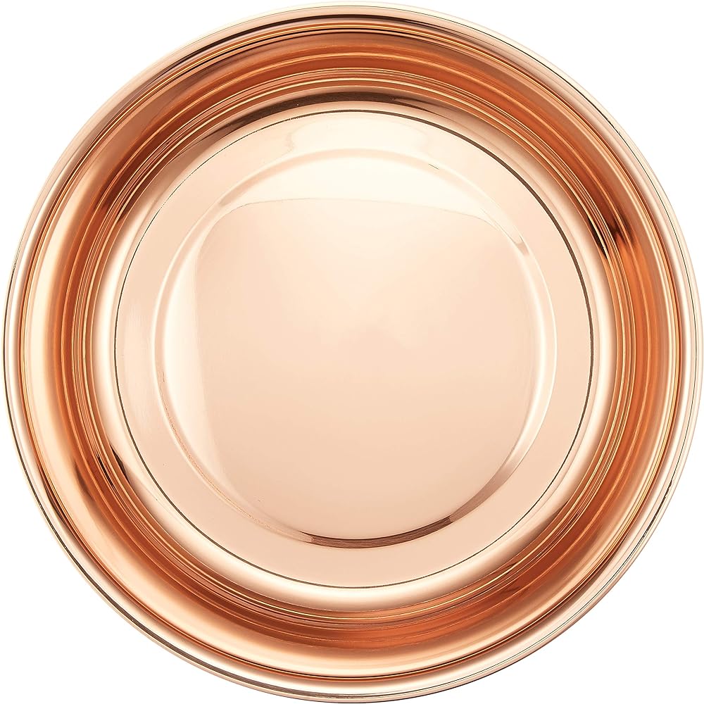 Shin Kong Metal Washing Bucket Plain Copper 30cm Pure Copper S-9360S
