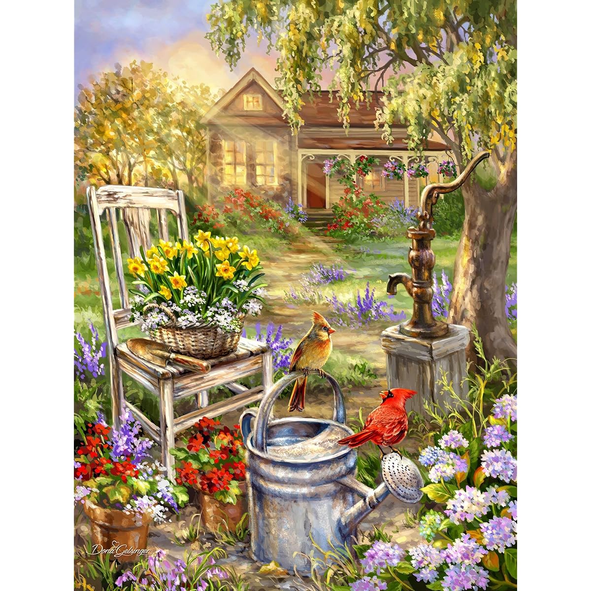 Springbok's Jigsaw Puzzle 500 Piece Spring Song Made in the USA