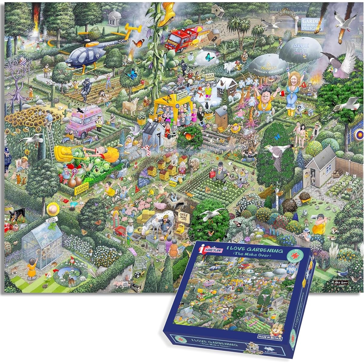 Mike Jupp I Love Gardening Jigsaw Puzzle 1000 Pieces