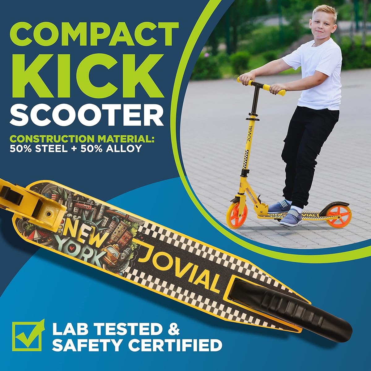 2-wheel folding kick scooter