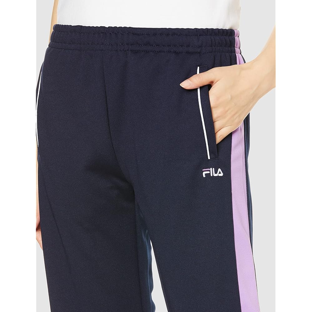 [Fila] Women's Jersey Pants, Bottom, Sideline Sportswear, Training Wear, Long Pants, Running, Gym, Lined Jersey, Track Pants, Long Pants, Brand FL1529-B