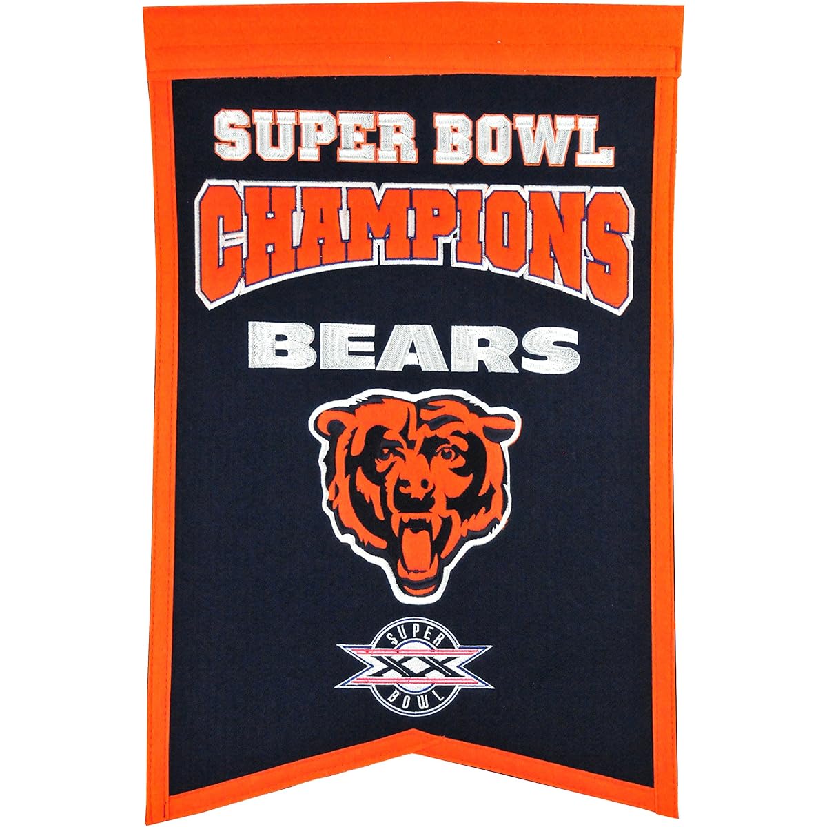 Chicago Bears Super Bowl Champs Banner