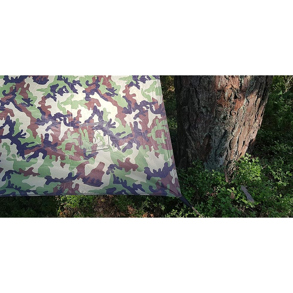 [BUSHMEN travel gear] Thermo-tarp 3x3 CAMO thermo tarp camouflage Japanese genuine product