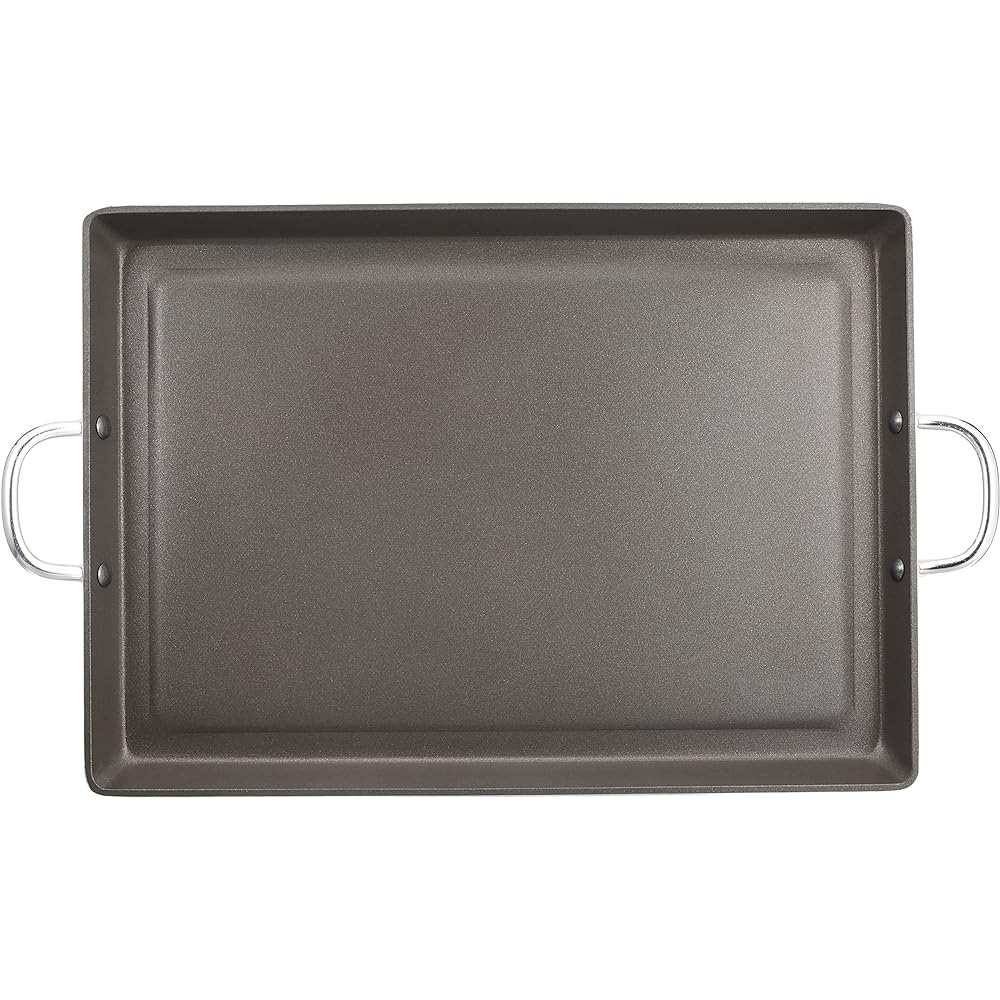 Endo Shoji Commercial Nonstick Grill Plate 600 x 400 L Body Aluminum Alloy Inner Fluorine Resin AGL9503