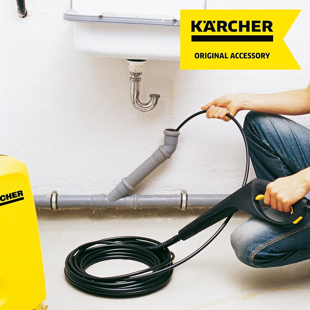KARCHER Pipe Cleaning Hose 15M (High Pressure Washer Optional Accessory) 2.637-767.0
