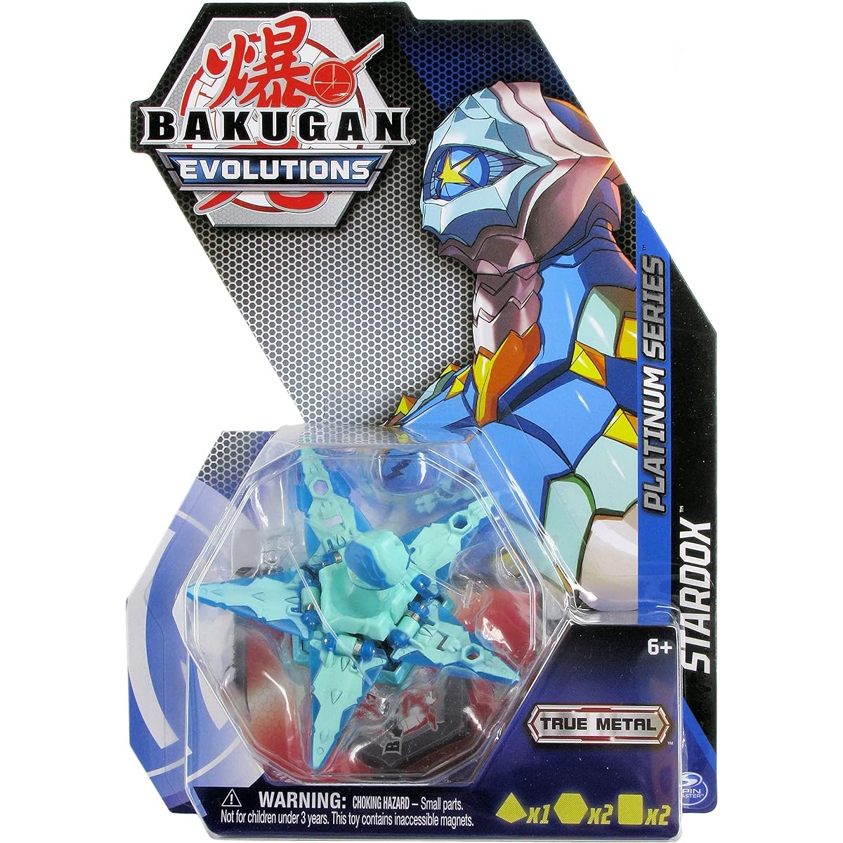 Bakugan Evolution 2022 Platinum Series Diecast Geogun Aquos Stardox