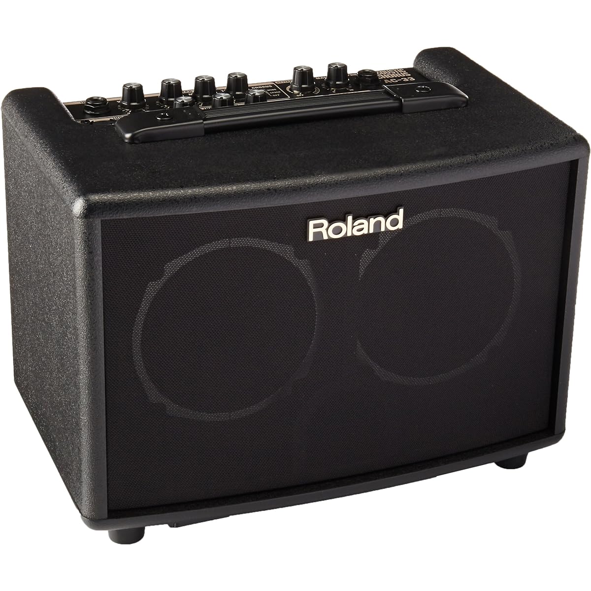 Roland Acoustic Guitar Amplifier 15W+15W Black AC-33