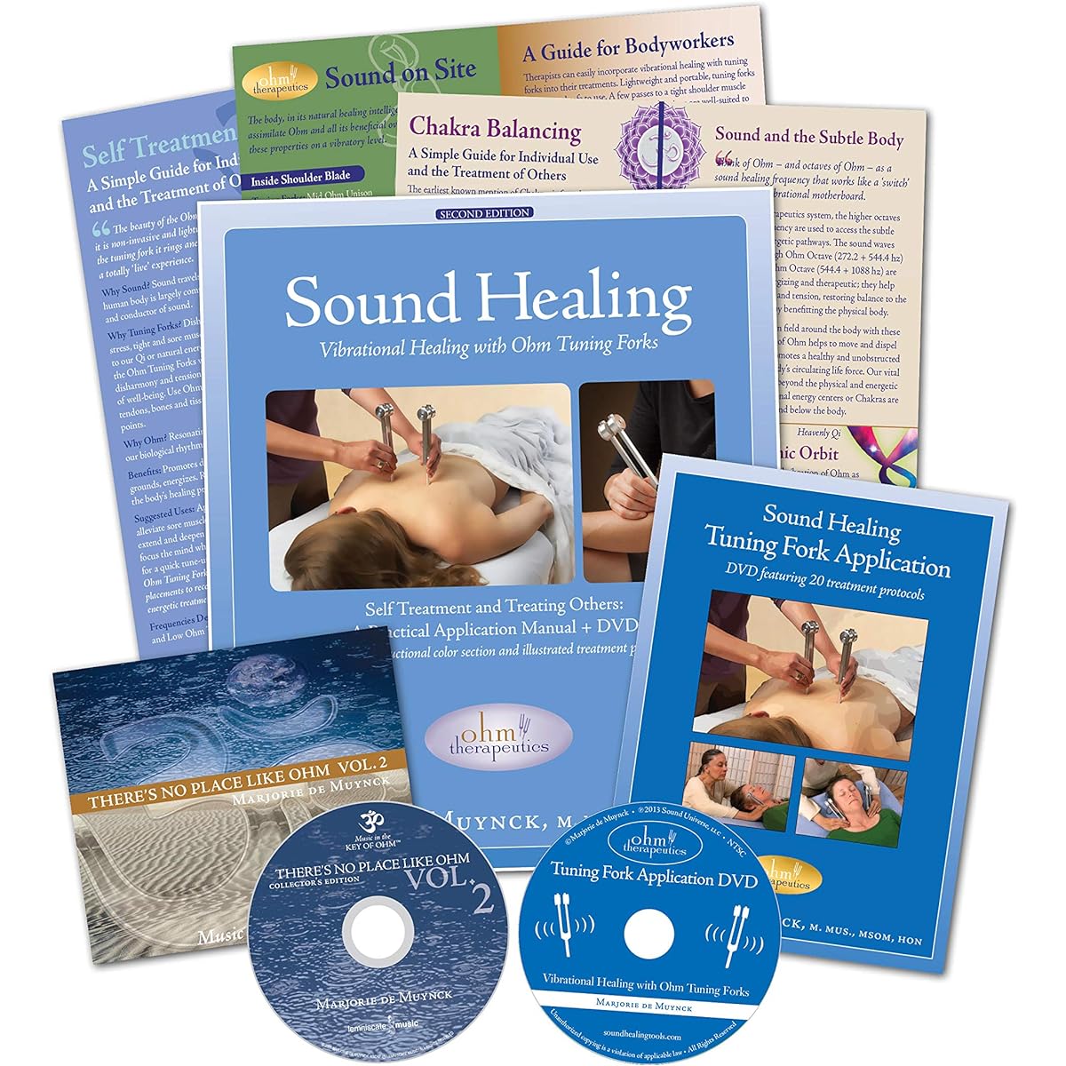 Ohm Therapeutics How to use OHM Tuning Forks for Vibrational Healing Bodyworkers/Energy Practitioners/Sound Therapists