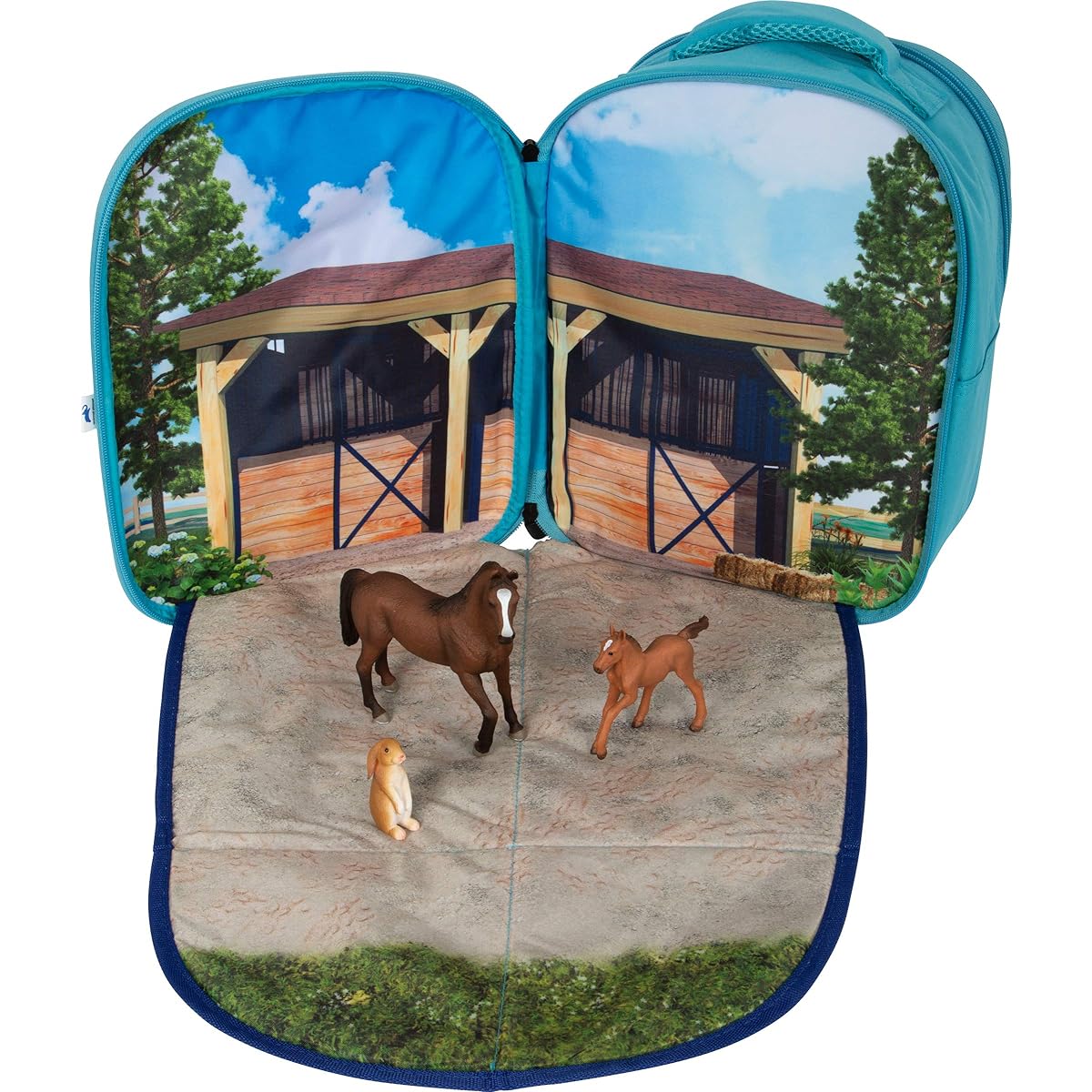 MOJO 3D Horse Club Backpack Playscape Playset Complete Collection with Figures Ages 3+