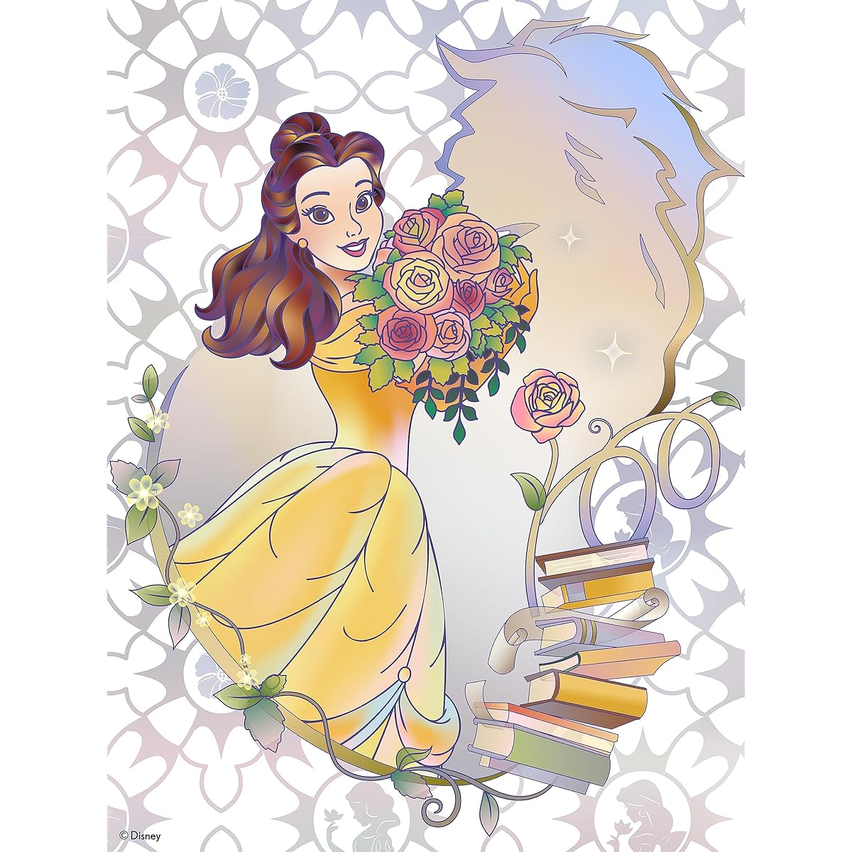 Ceaco - Disney 100 - Platinum Princess Belle - 500 Piece Jigsaw Puzzle