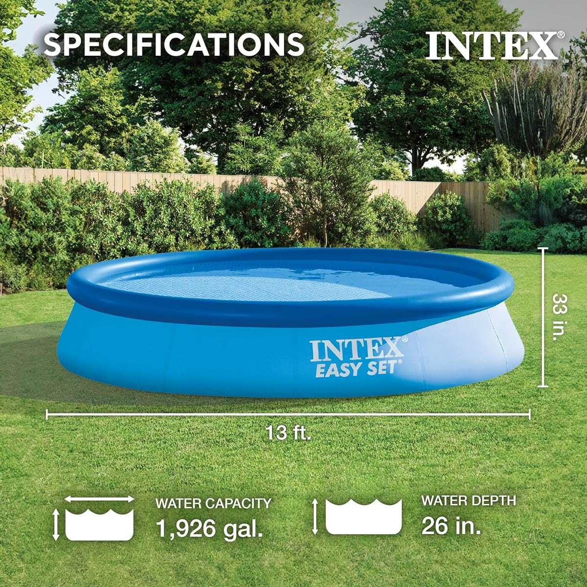 13' X 33" Easy Set Pool