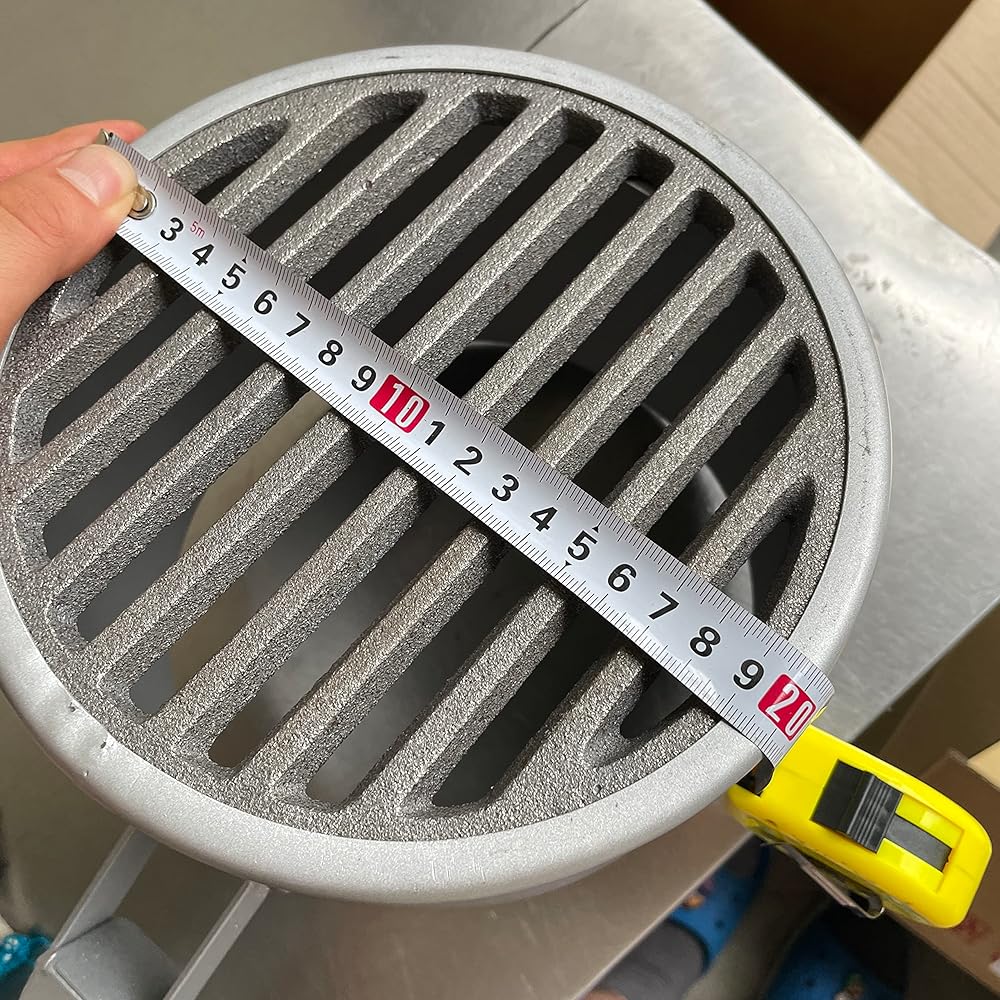 [TFS] Commercial Fire Starter Jumbo Domestic Product (Diameter 19.5cm) Easy to Light Charcoal Charcoal Starter with Cast Iron Perforated Plate Fire Starter