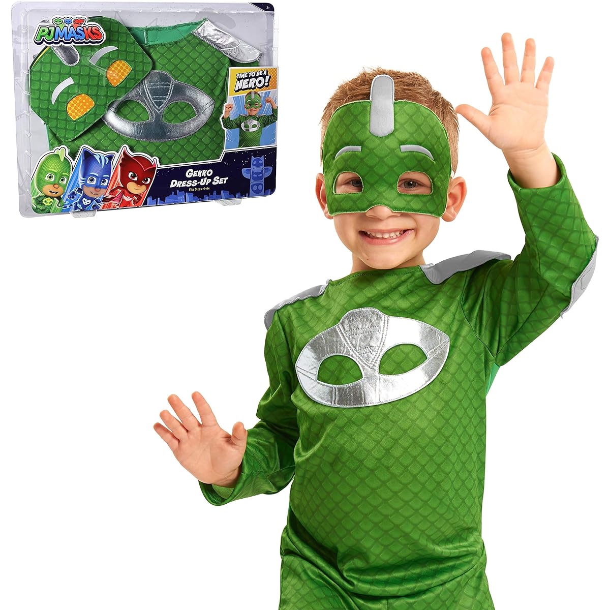 PJ Masks Turbo Blast Dress Up Set Gecko