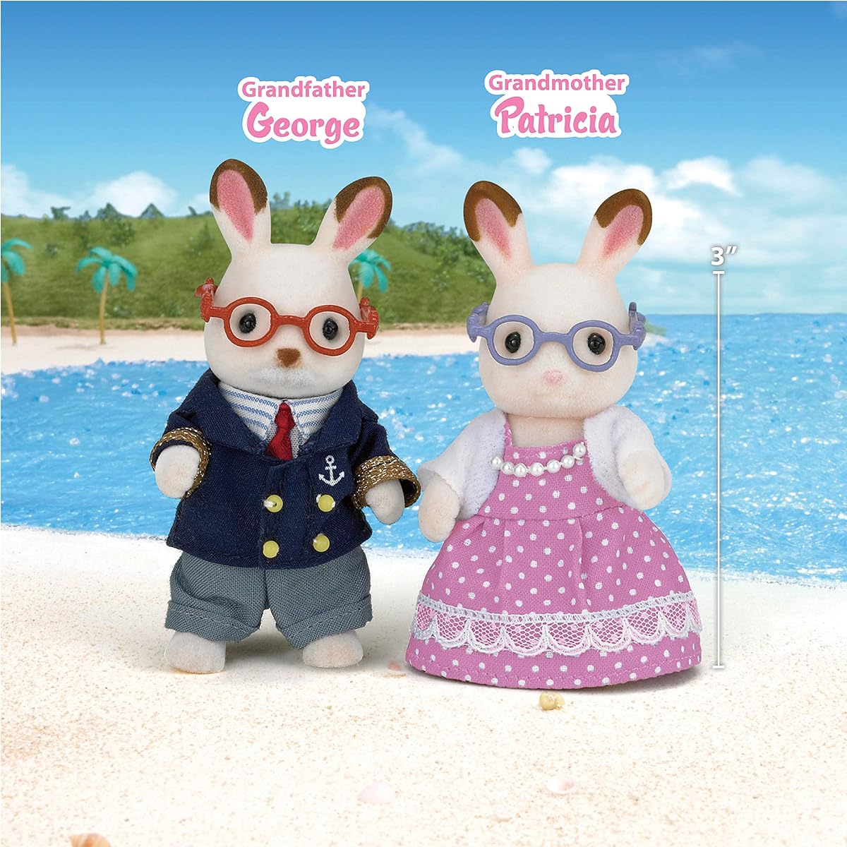 [Calico Critters] Calico Critters Hopscotch Grandparents Toy CC1567 [Parallel Import]